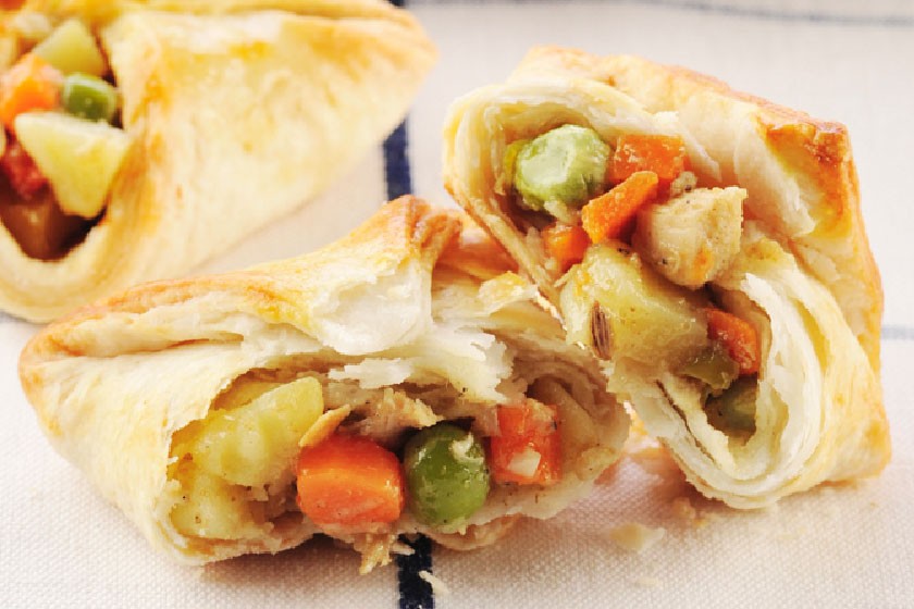 Chicken Vegetable Pockets