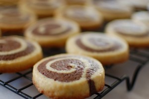 Choco Pinwheel Cookies