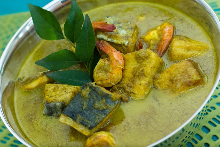 Kingfish and Shrimp Coconut Curry