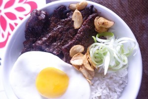 Asian-Style Beef Tapa Rice Bowl