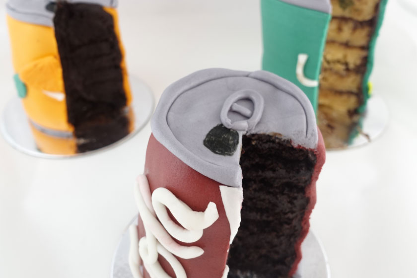 Magical Soda Can Cakes