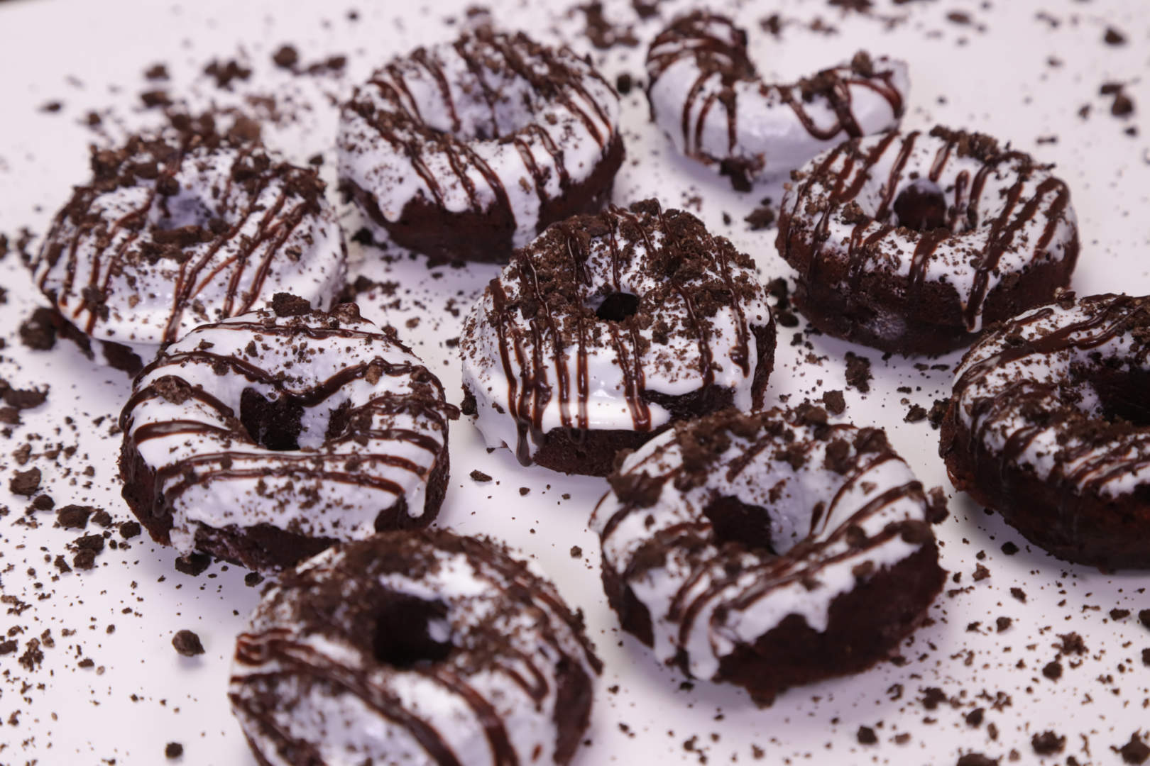 Cookies And Cream Cake Donuts | Online Recipe | The Maya Kitchen