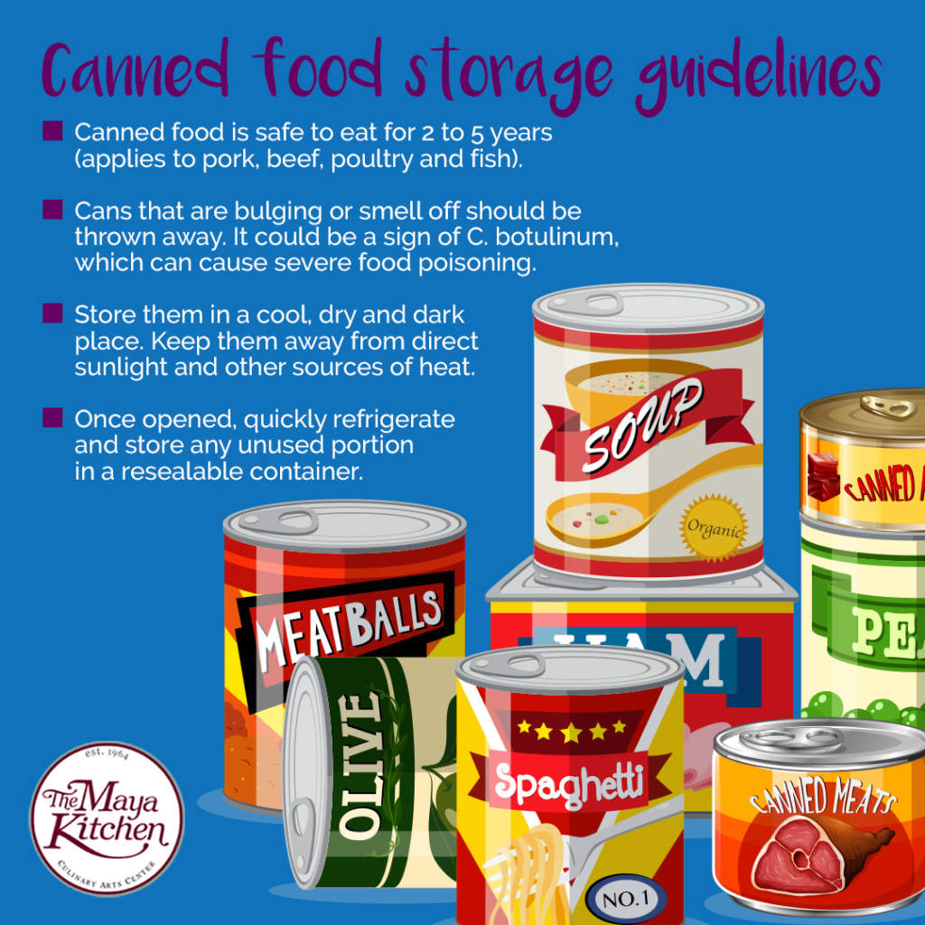 Canned Food Storage Guidelines