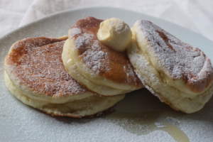 Jiggly Japanese Style Souffle Hotcakes