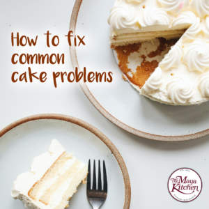 How to fix common cake problems