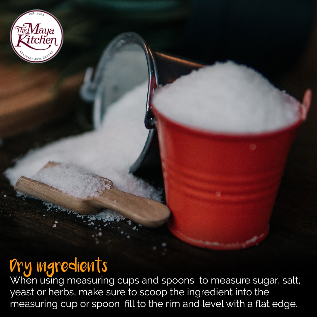 How To Properly Measure Baking Ingredients | Online Recipe | The Maya ...