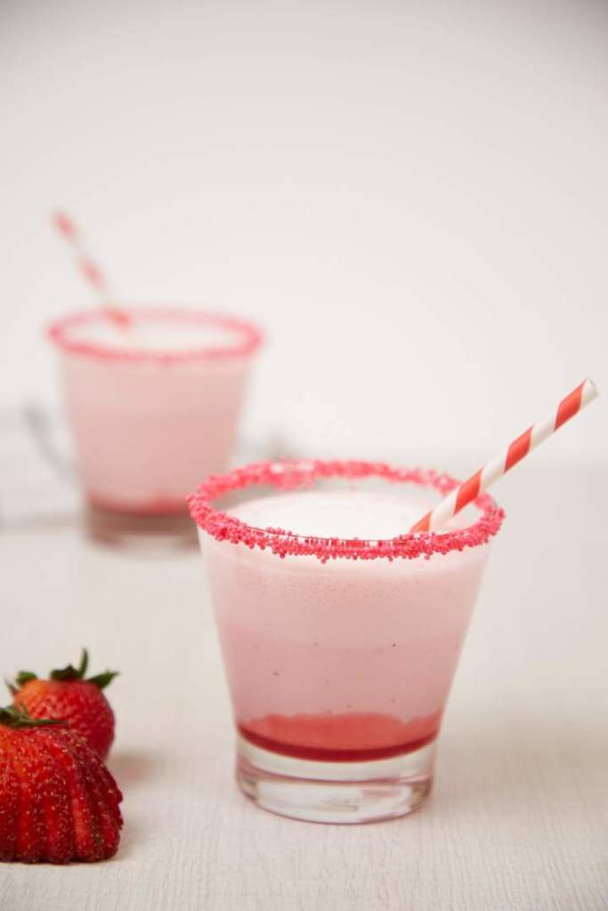 Strawberry Ice Cream Yakult Slush