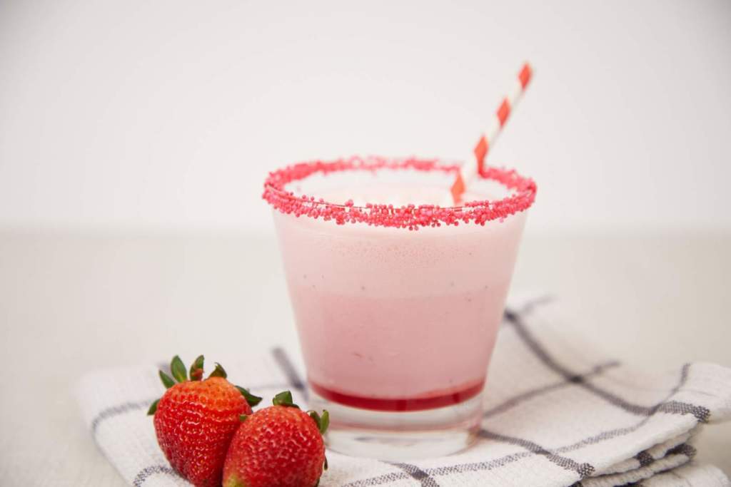 Strawberry Ice Cream Yakult Slush