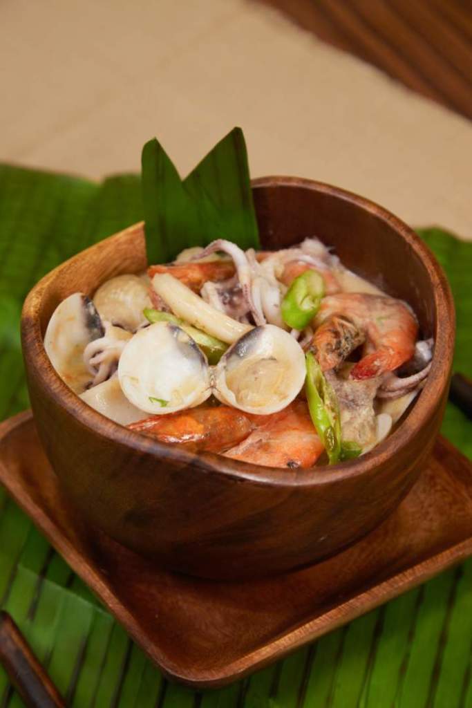 Seafood In Coconut Sauce