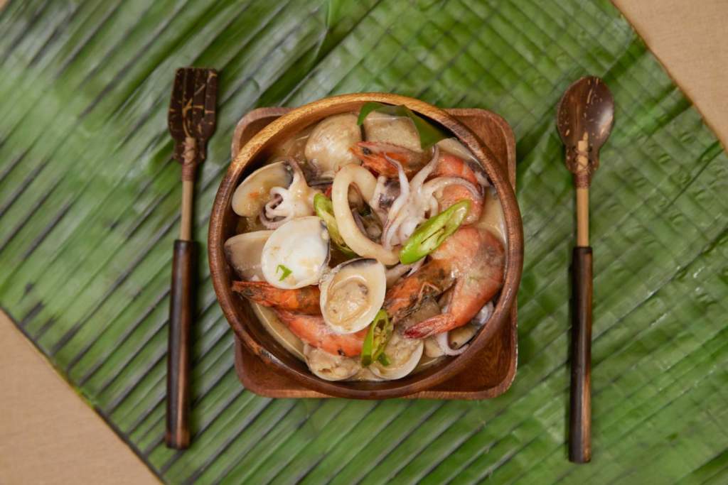 Seafood In Coconut Sauce
