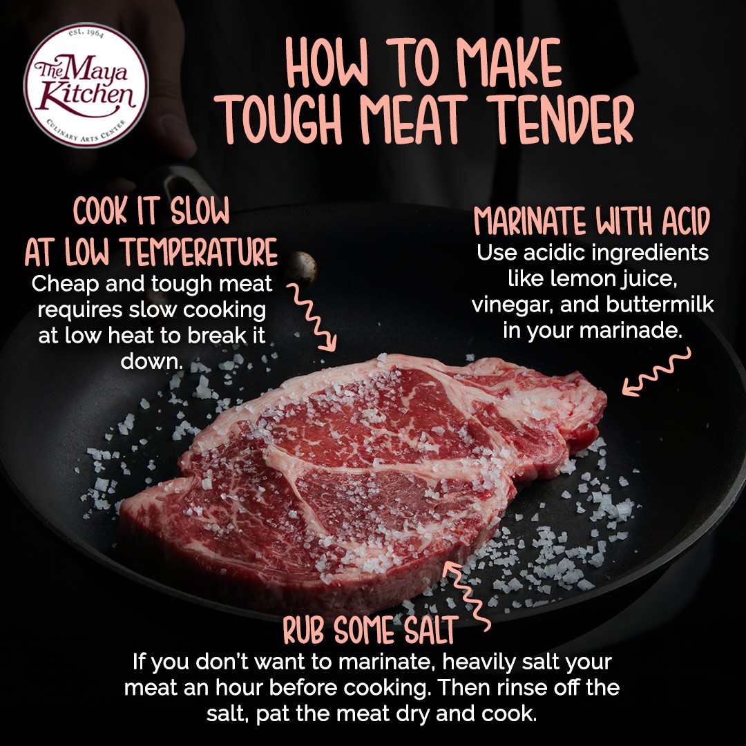 How to make tough meat tender