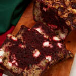 Banana & Red Velvet Walnut And Cream Cheese Loaf