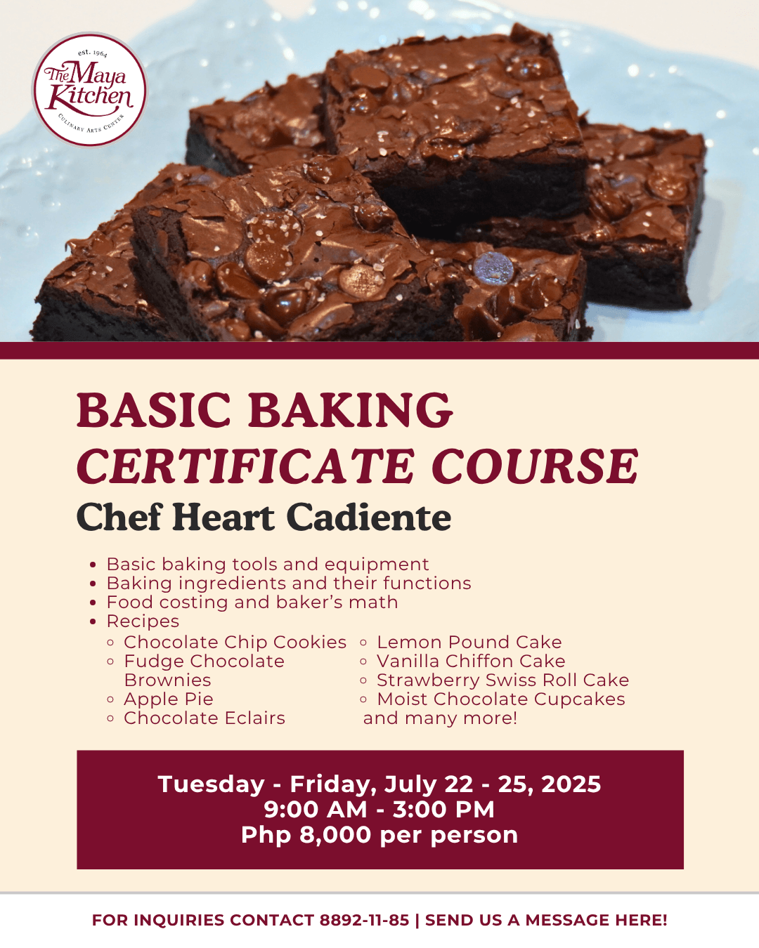 Basic Baking: Certificate Course